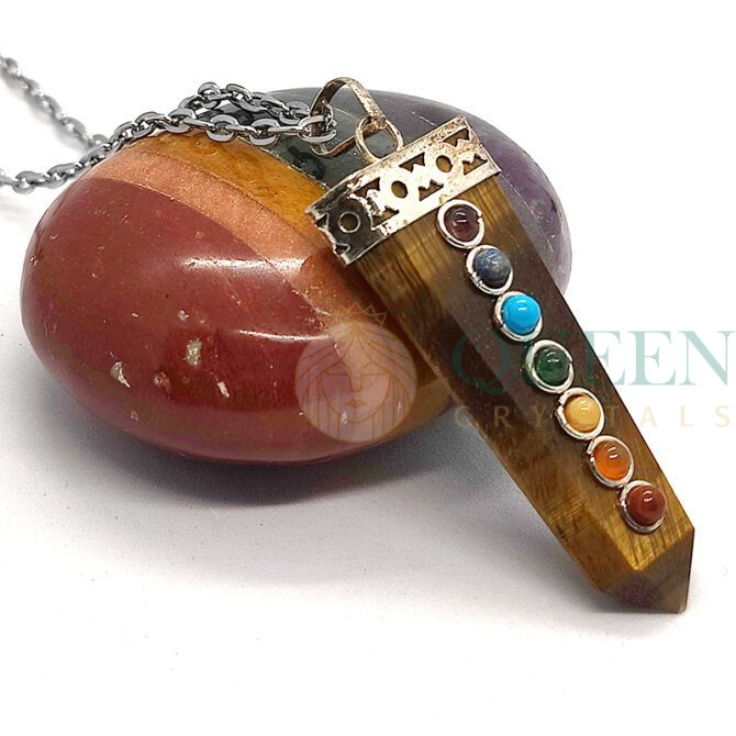 Tiger Eye Chakra Pendant (1)