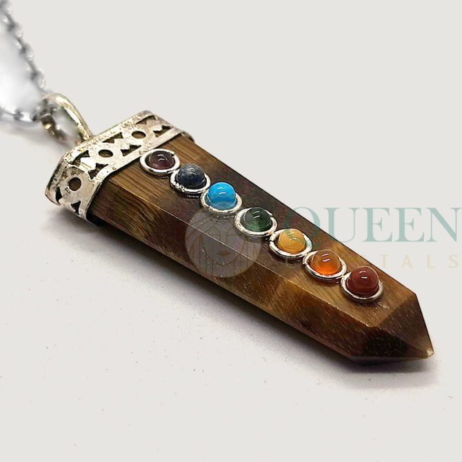 Tiger Eye Chakra Pendant (3)