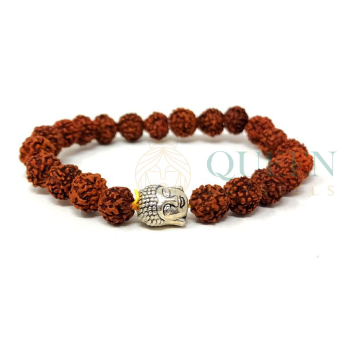 Rudraksha With Buddha Bracelet