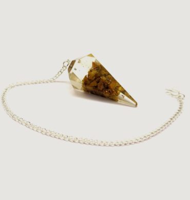 Orgonite Energy Yellow Jasper Pendulum