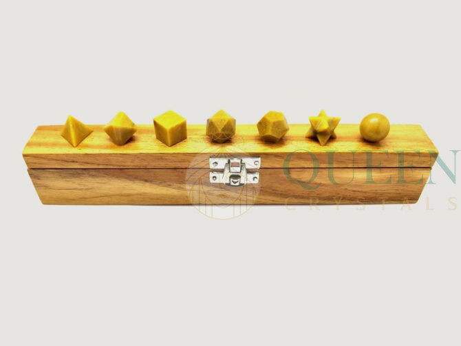 Yellow Jasper Geometry Set (1) 1